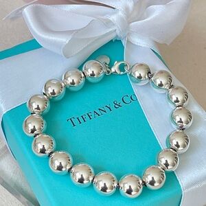 Tiffany Hardwear Ball Bracelet in Sterling Silver size 8.25” NEW $700